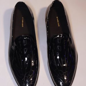 Geometry Patent Loafers - Image 2